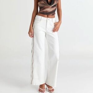 Sasha Therese Cairo Jeans White
